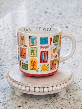 La Dolce Vita Colorful Ceramic Coffee Mug